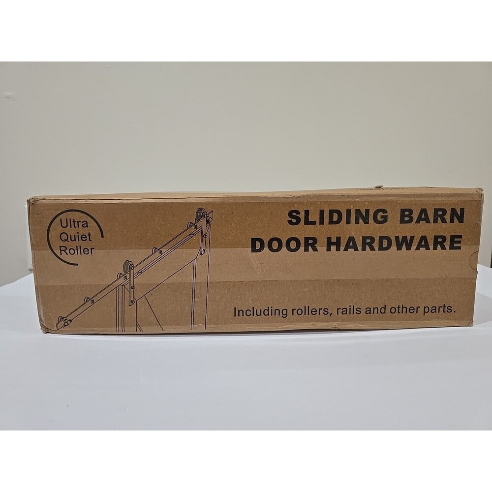 SLIDING DOOR SET RAIL RUNNING  WITH FLOOR GUIDE  DOOR FITTING 6.6FT/ 2M